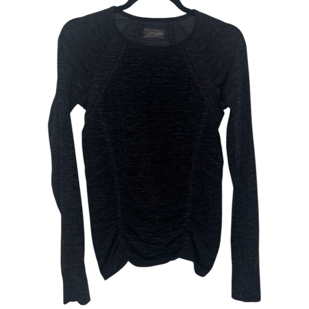 Athleta Fastest Track Long Sleeve Ruched Top